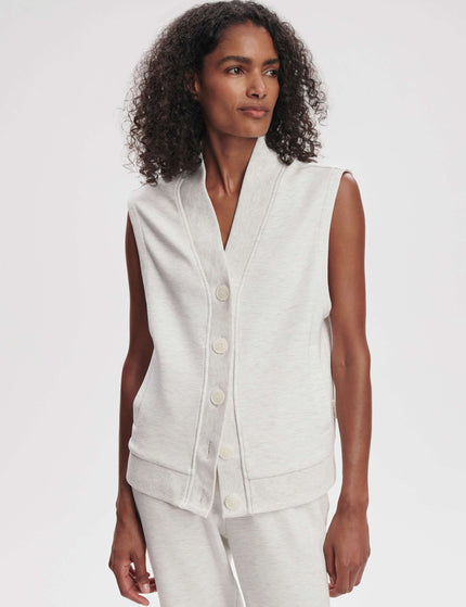 Varley Vicky Button Gilet - Ivory Marlimage1- The Sports Edit