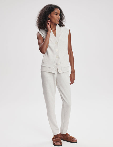 Varley Vicky Button Gilet - Ivory Marlimage7- The Sports Edit