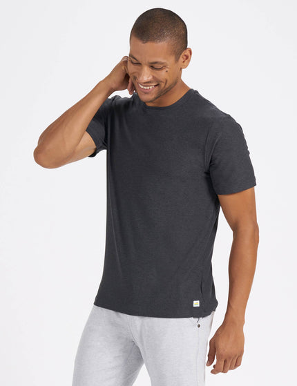 Vuori Strato Tech Tee - Charcoal Heatherimage1- The Sports Edit